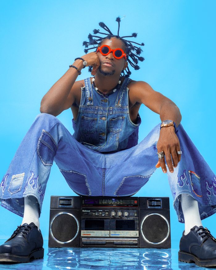 Mastering the First Impression: Your intriguing post title goes here Cool retro fashion statement with boombox in vibrant setup